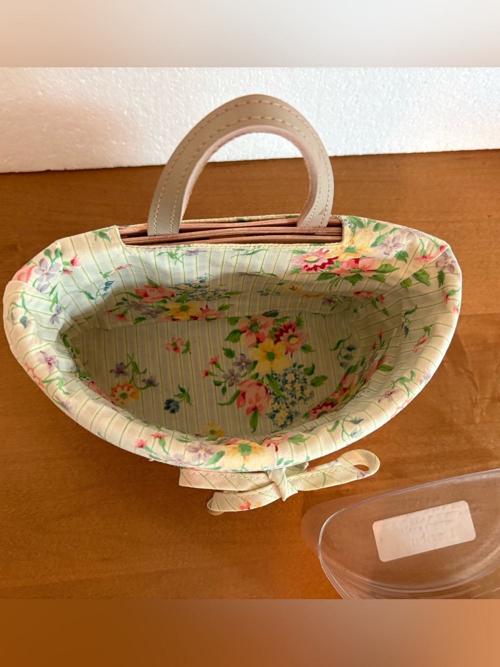 2006 Longaberger Horizon of Hope Basket Protector Fabric Drawstring with Handle - Picture 4 of 6